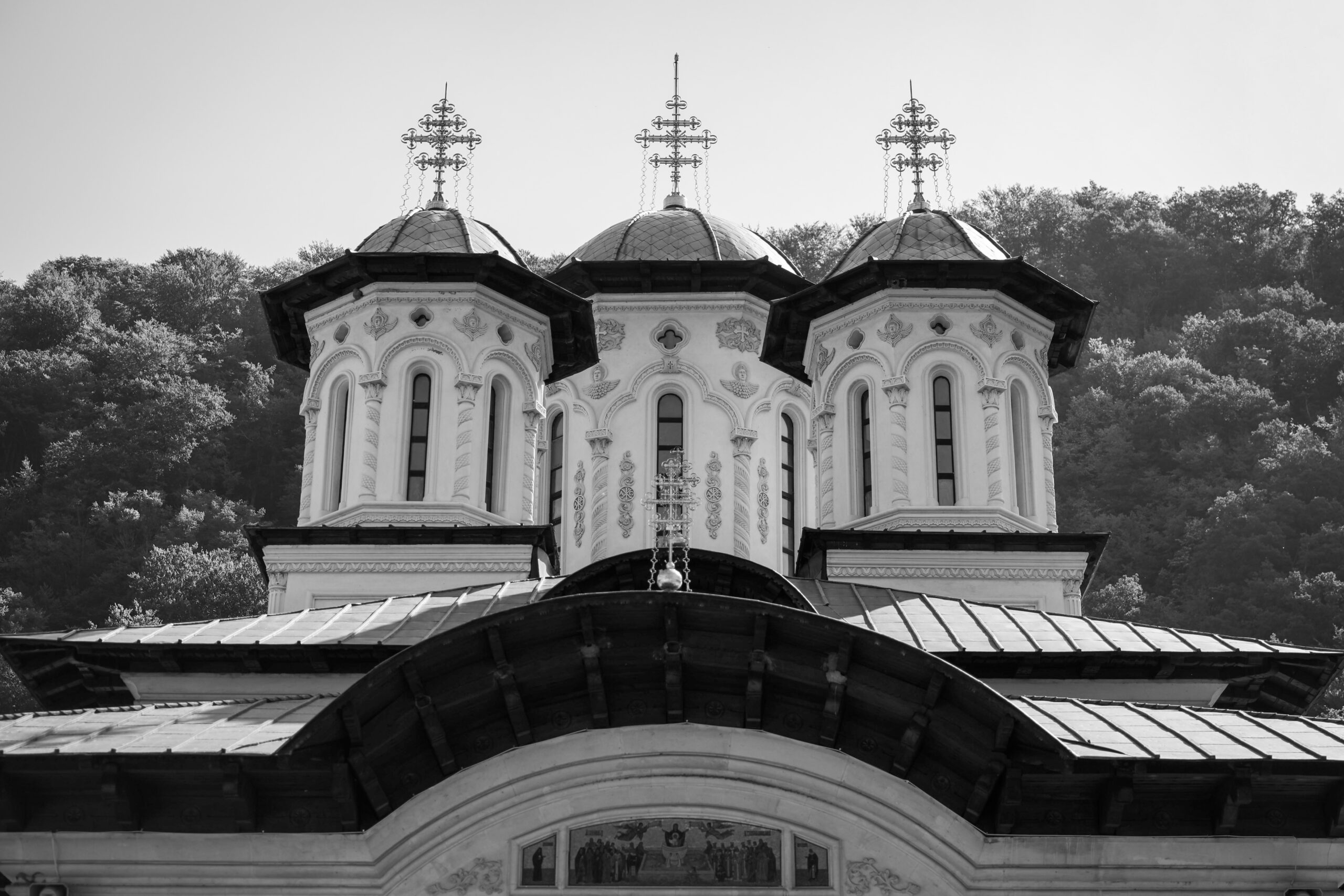 Orthodox monastery architecture in Dobrogea